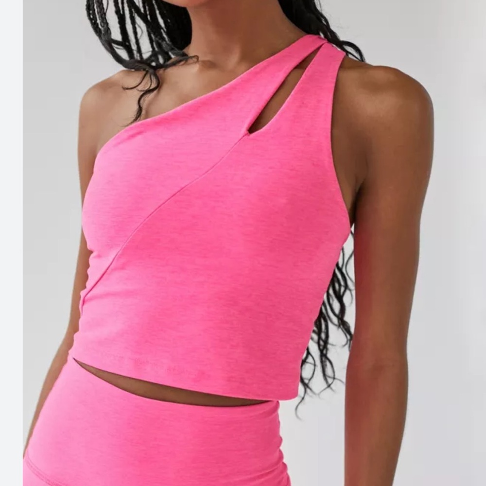 Beyond Yoga One Shoulder Spacedye Top